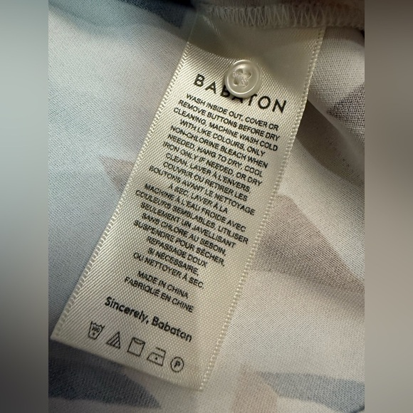 Aritzia Babaton Campbell Blouse Size Large - Picture 10 of 10